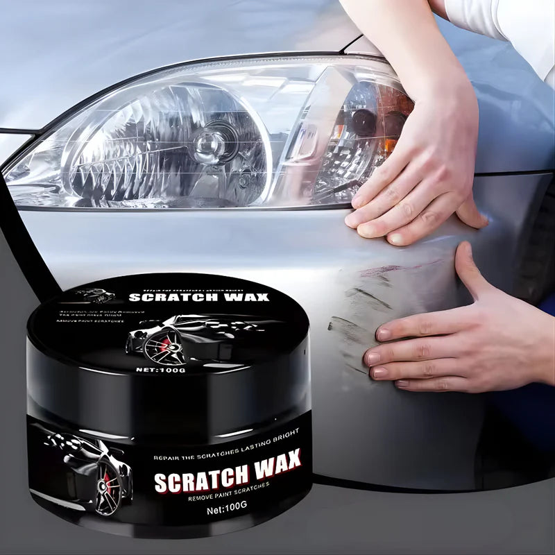 CERA QUITARRAYONES SCRATCH WAX – Disimula rayones, recupera el brillo y renueva la pintura de tu auto