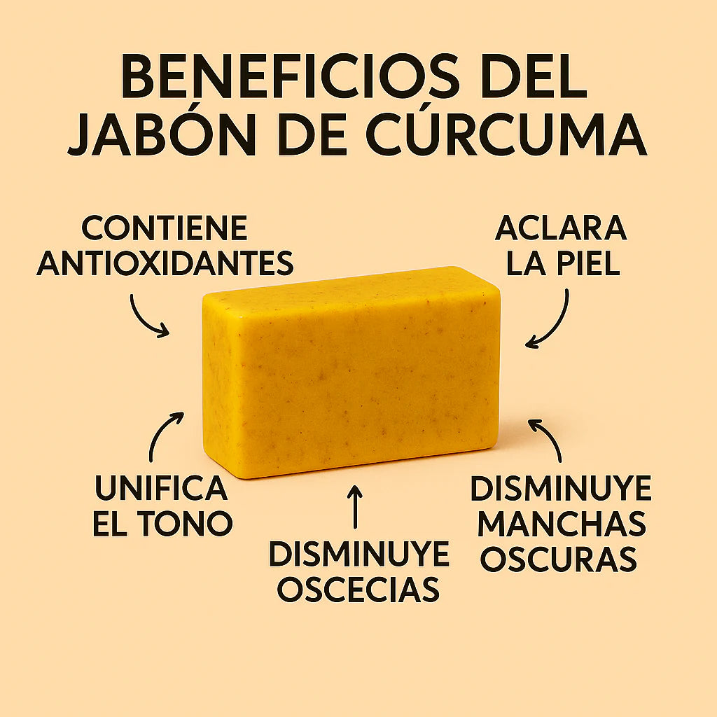 Jabón de Cúrcuma Anti Acné y Manchas (2x1)