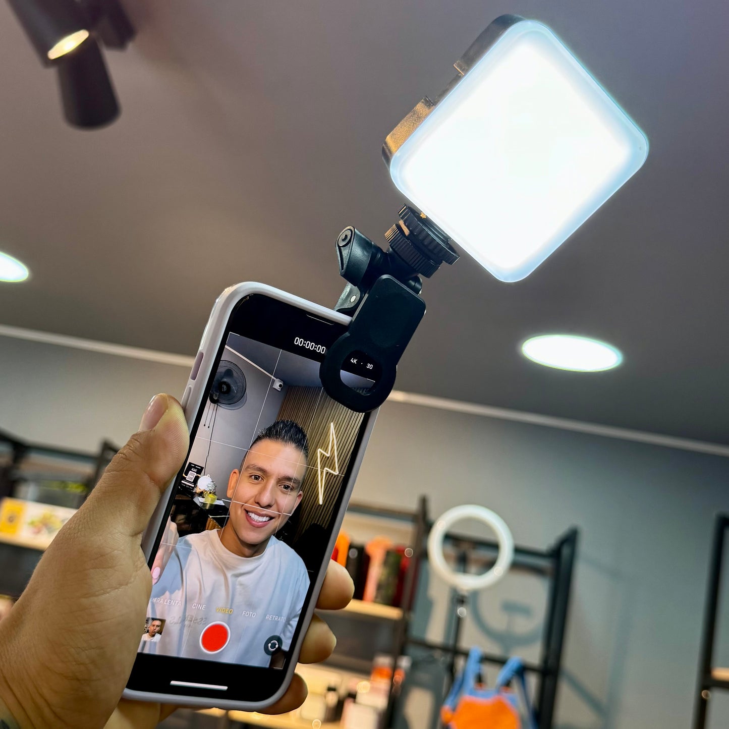 Combo x2 luces para creación de contenido