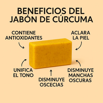 Jabón de Cúrcuma Anti Acné y Manchas (2x1)