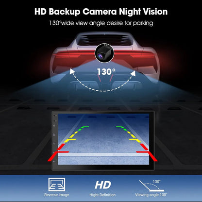 Pantalla para carro con carplay inalambrico 7"
