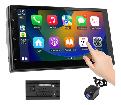 Pantalla para carro con carplay inalambrico 7"