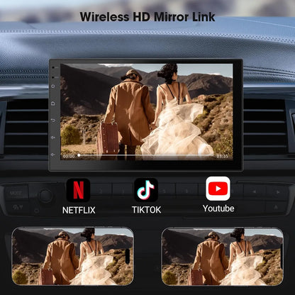 Pantalla para carro con carplay inalambrico 7"