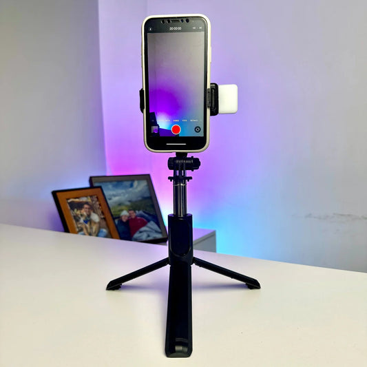 Trípode selfie + control Bluetooth