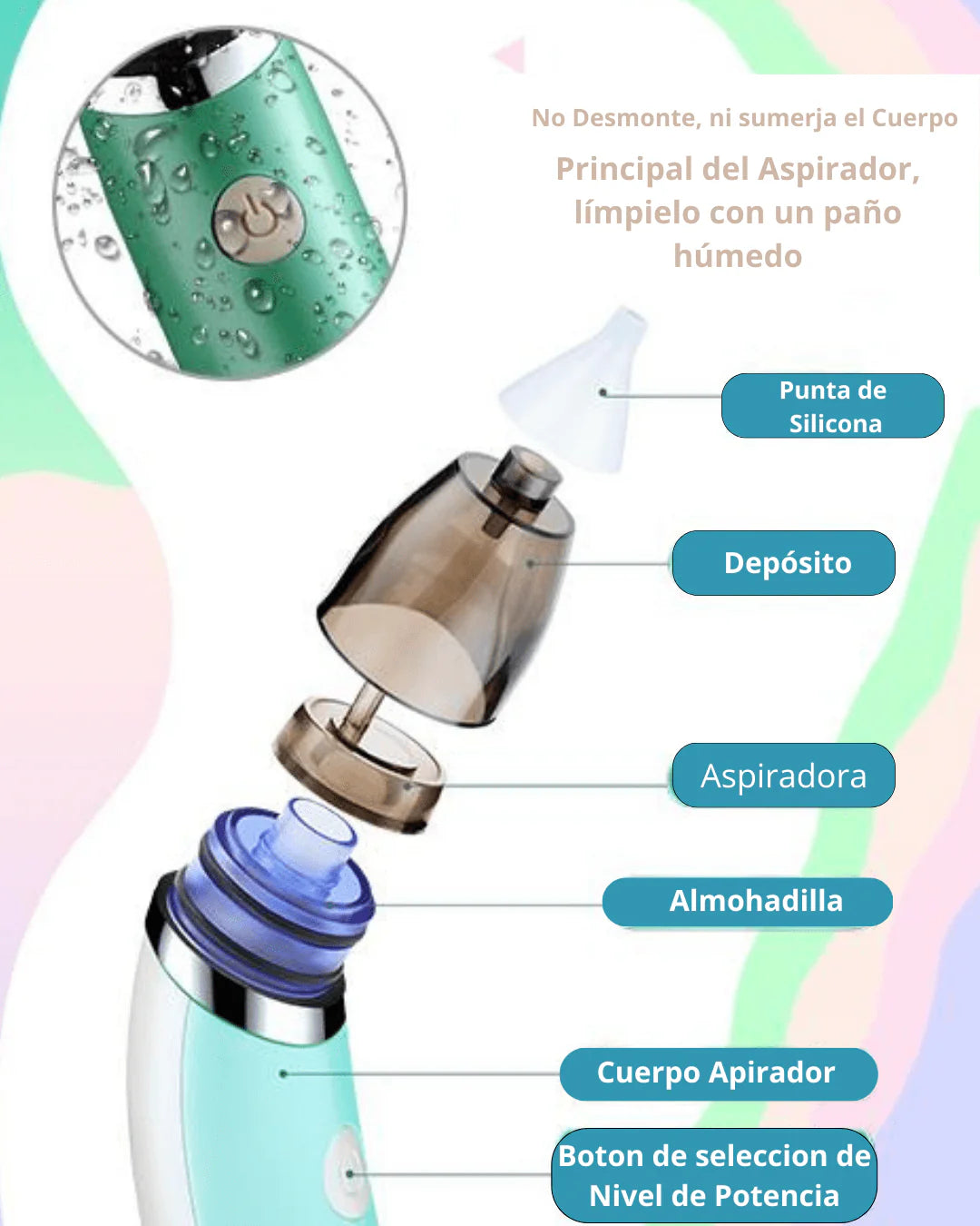 Aspirador nasal mágico