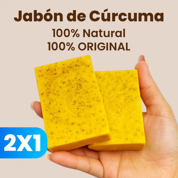 Jabón de Cúrcuma Anti Acné y Manchas (2x1)