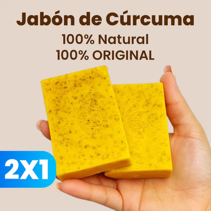 Jabón de Cúrcuma Anti Acné y Manchas (2x1)